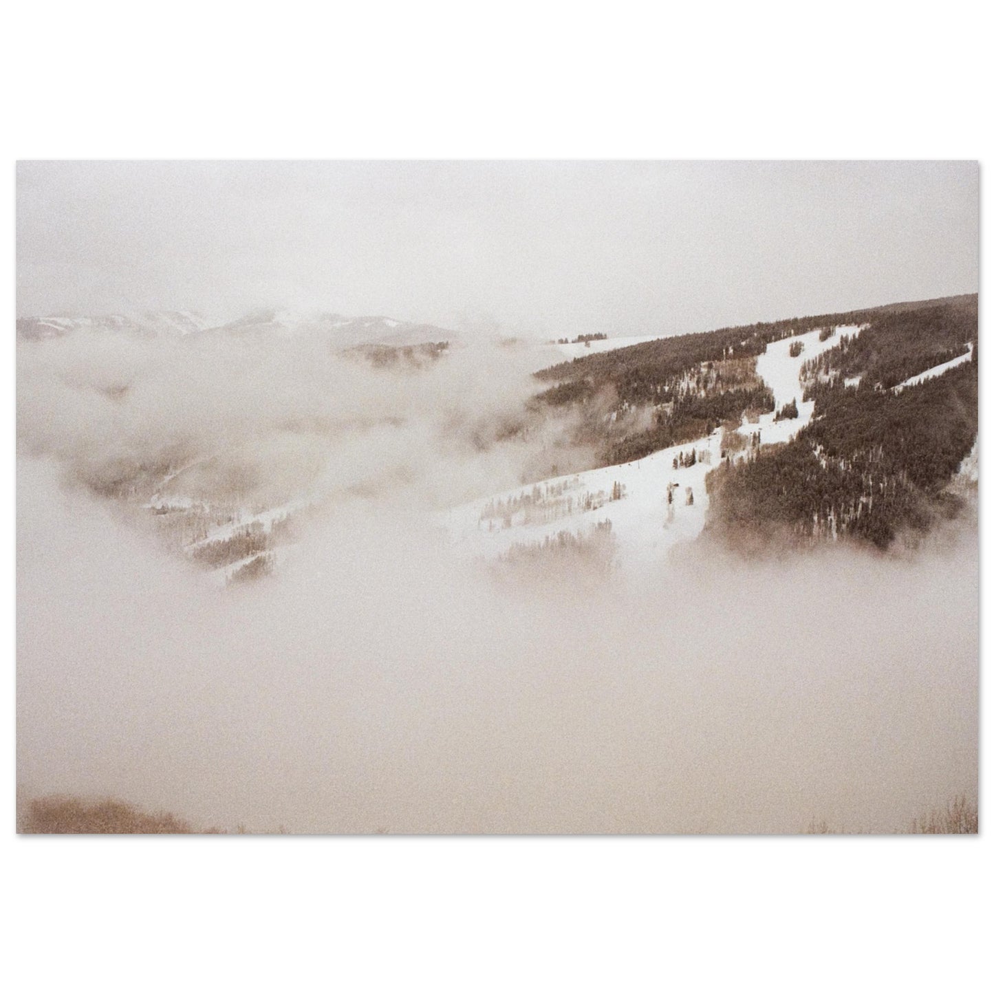 ‘Cold Slopes’ - Foam Board Print