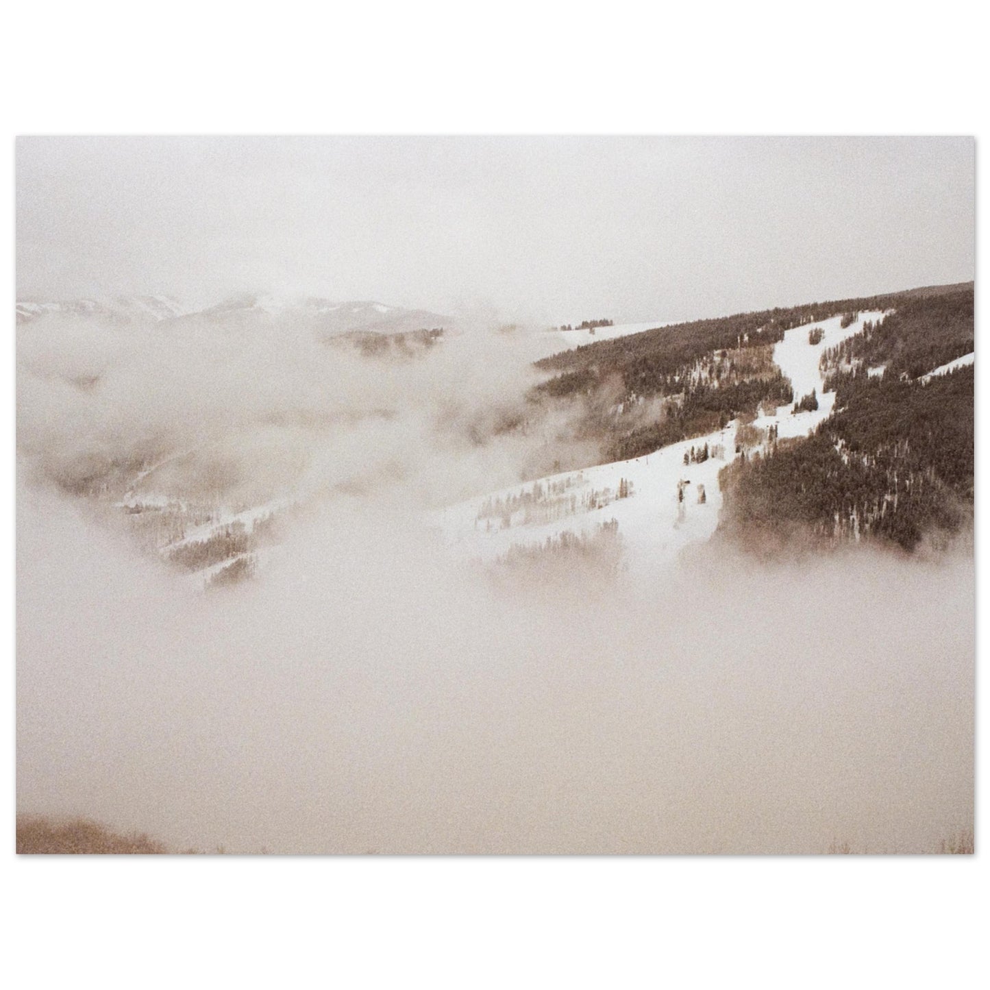 ‘Cold Slopes’ - Foam Board Print